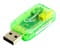 Фото - Звуковая карта Gembird SC-USB-01 Green | click.ua