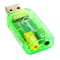 Фото - Звуковая карта Gembird SC-USB-01 Green | click.ua