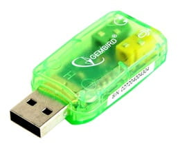 Звуковая карта Gembird SC-USB-01 Green