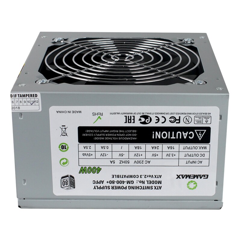 Блок живлення GameMax GM-400W-80+APFC 400W