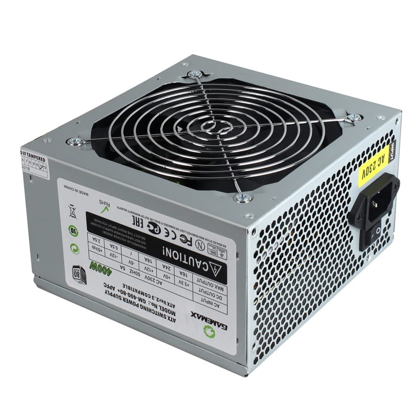 Блок живлення GameMax GM-400W-80+APFC 400W