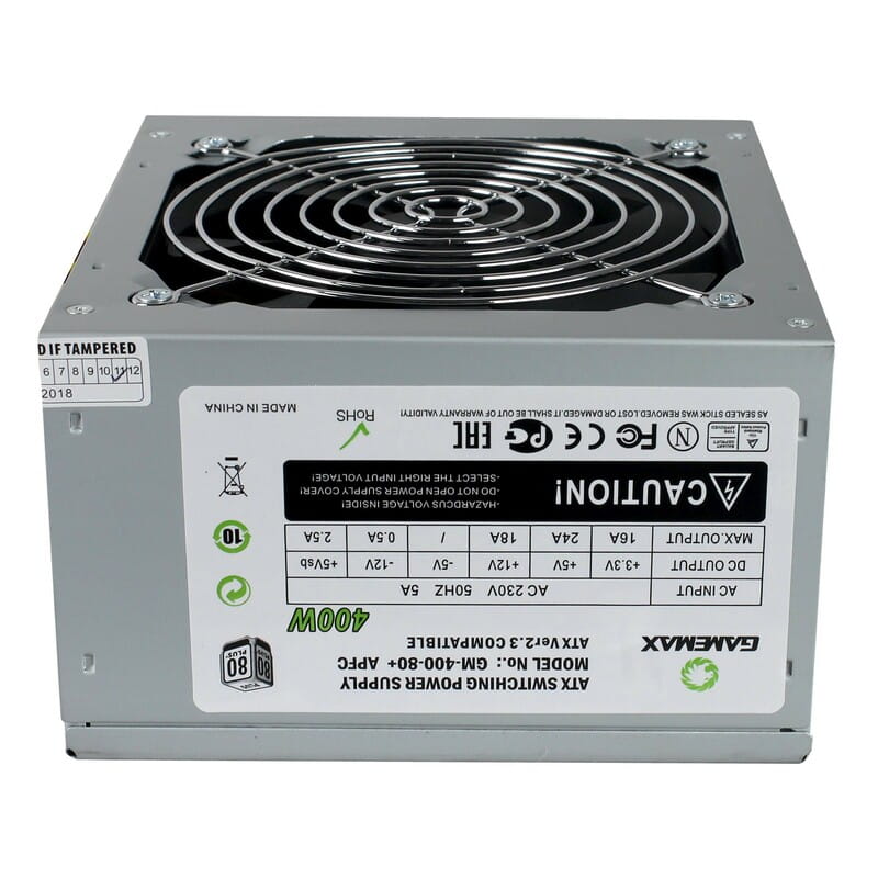 Блок живлення GameMax GM-400W-80+APFC 400W