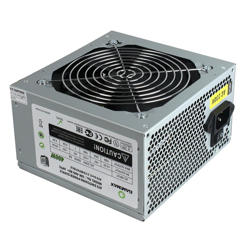 Блок живлення GameMax GM-400W-80+APFC 400W