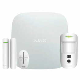 Комплект охранной сигнализации Ajax StarterKit Cam HDR White