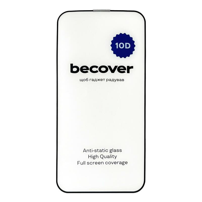 Защитное стекло BeCover для Apple iPhone 13 Pro 10D Black (711514)