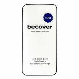 Защитное стекло BeCover для Apple iPhone 13 Pro 10D Black (711514)