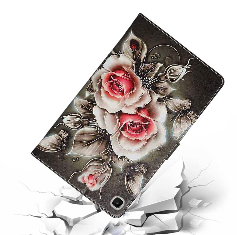 Чeхол BeCover Smart Case для Samsung Galaxy Tab S6 Lite (2024) 10.4" P620/P625/P627 Black Rose (711286)