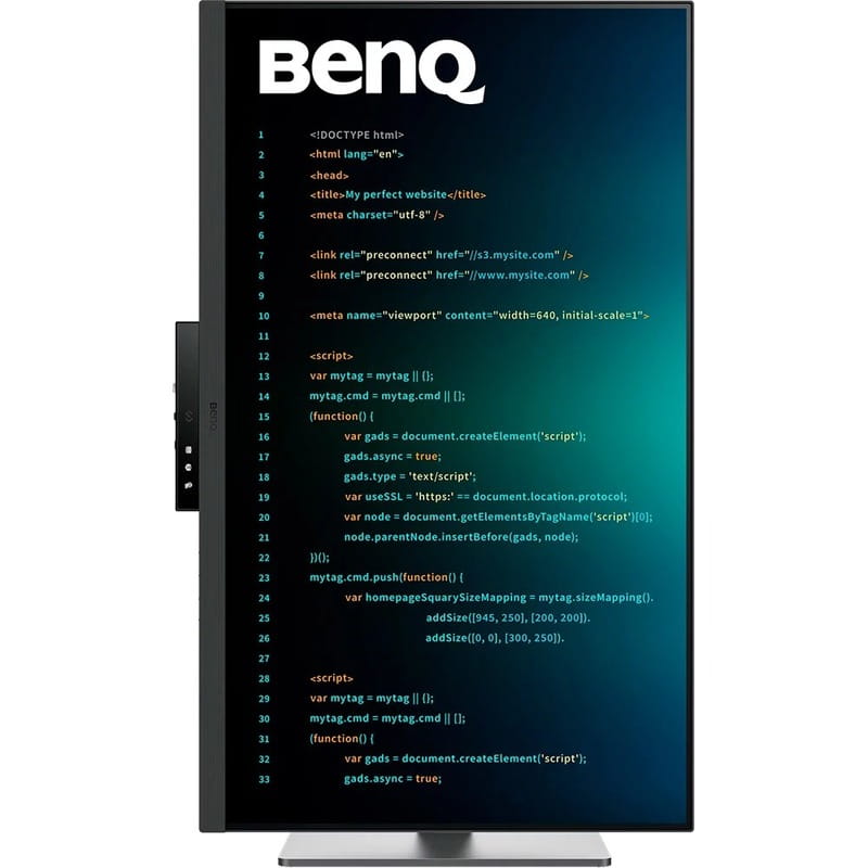Монітор BenQ 31.5" RD320U (9H.LMSLA.TBE) IPS Grey