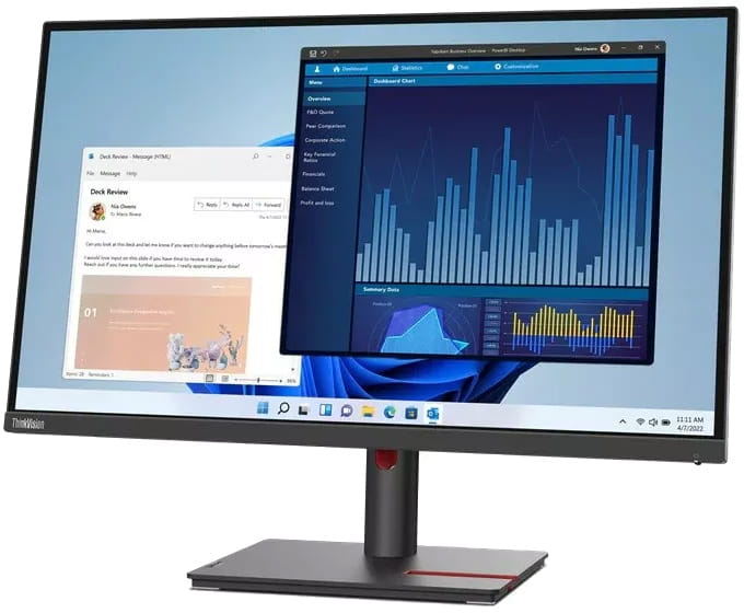 Монiтор Lenovo ThinkVision 27" T27p-30 (63A9GAT1EU) IPS Black