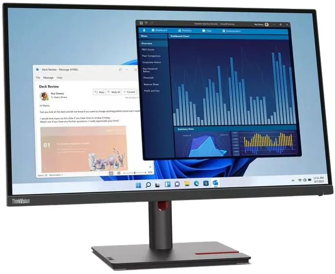 Монiтор Lenovo ThinkVision 27" T27p-30 (63A9GAT1EU) IPS Black