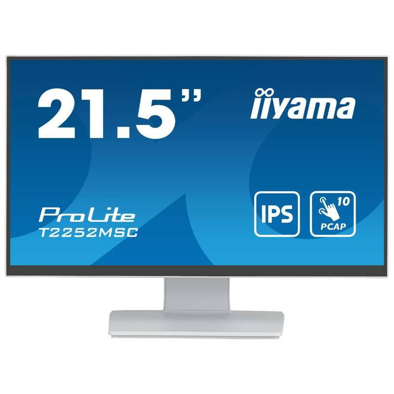 Монітор Iiyama 21.5" ProLite T2252MSC-W2 IPS White