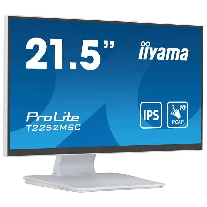 Монітор Iiyama 21.5" ProLite T2252MSC-W2 IPS White