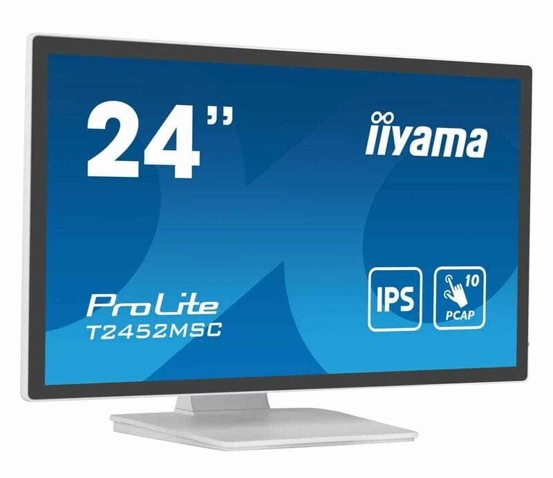 Монитор Iiyama 23.8" ProLite T2452MSC-W1 IPS White