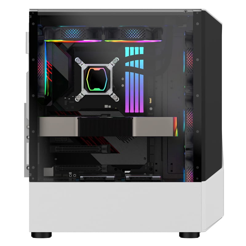 Корпус 1stPlayer F3-A-WH-4F1-PS-600FK-EU White 600W