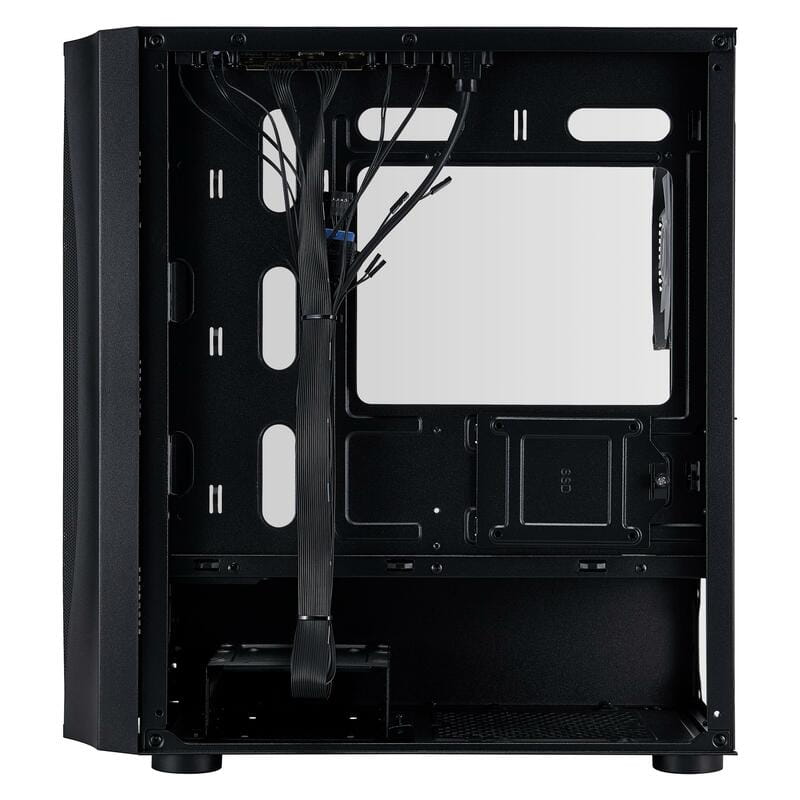 Корпус 1stPlayer X3-M-BK-4F1 Black без БЖ