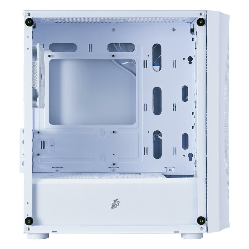 Корпус 1stPlayer X3-M-WH-4F1-W White без БП