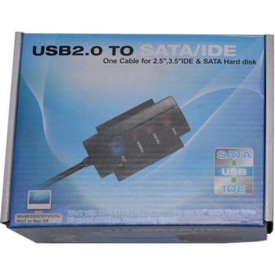Контроллер  USB 2.0  to Pata-Sata Box ,SATA 3.0 support, NEW model