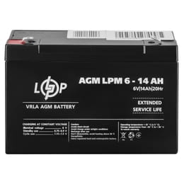Купить Аккумуляторная батарея LogicPower LPM 6V 14AH (LPM 6 - 14 AH) AGM Аккумуляторная батарея LogicPower LPM 6V 14AH (LPM 6 - 14 AH) AGM