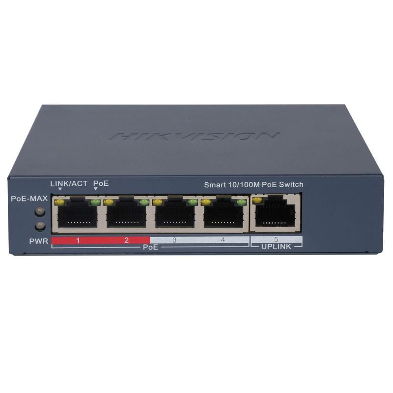 Коммутатор Hikvision DS-3E1105P-EI/V2 POE