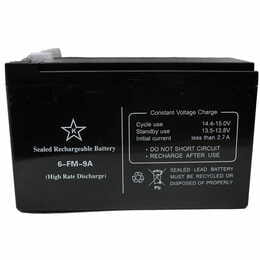 Аккумуляторная батарея KSTAR 12V 9Ah (6-FM-9A) AGM