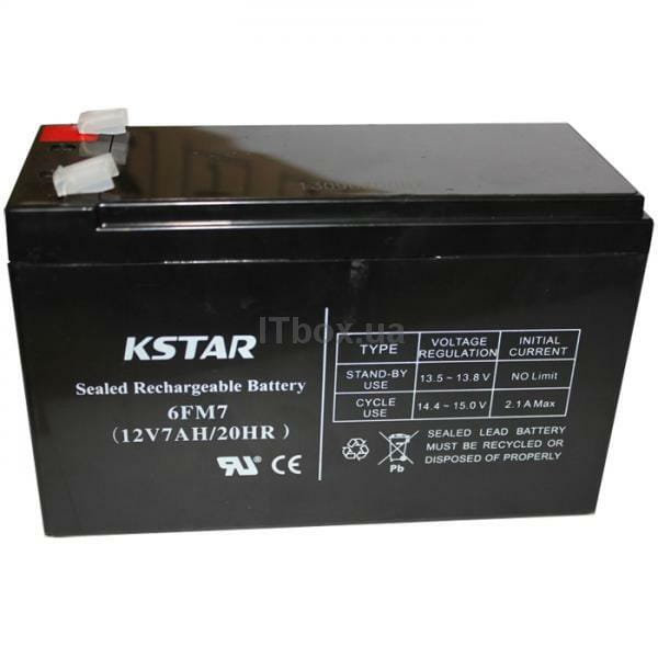 Аккумуляторная батарея KSTAR 12V 7Ah (6-FM-7) AGM