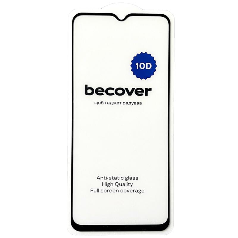 Захисне скло BeCover для Samsung Galaxy A14 4G SM-A145/A14 5G SM-A146 10D Black (711518)
