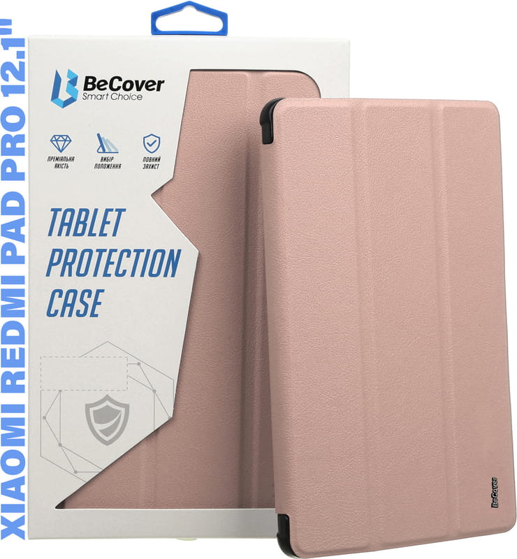 Чeхол BeCover Smart Case для Xiaomi Redmi Pad Pro 12.1" Rose Gold (711305)