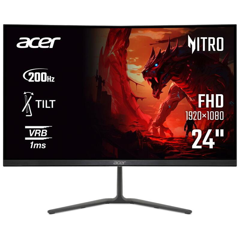 Купить Монитор Acer 23.8" KG240YX1bmiipx (UM.QX0EE.110) IPS Black 200Hz Монитор Acer 23.8" KG240YX1bmiipx (UM.QX0EE.110) IPS Black 200Hz