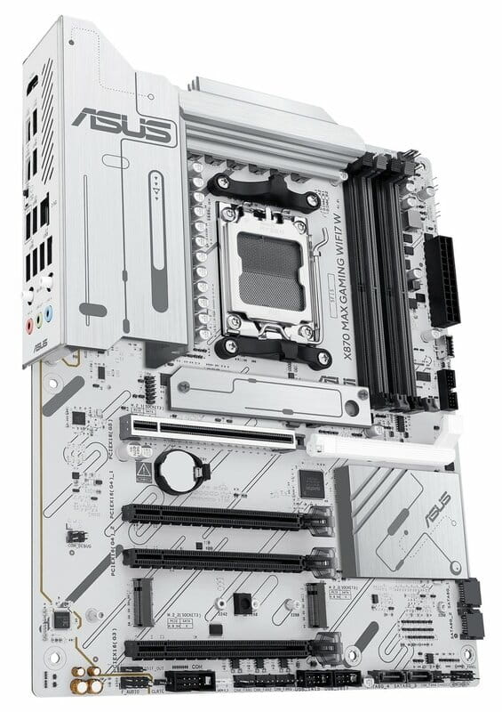 Материнська плата Asus X870 Max Gaming WiFi7 White Socket AM5
