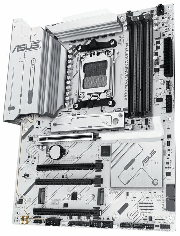 Материнська плата Asus X870 Max Gaming WiFi7 White Socket AM5
