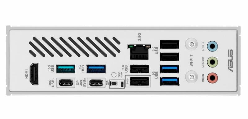 Материнська плата Asus X870 Max Gaming WiFi7 White Socket AM5