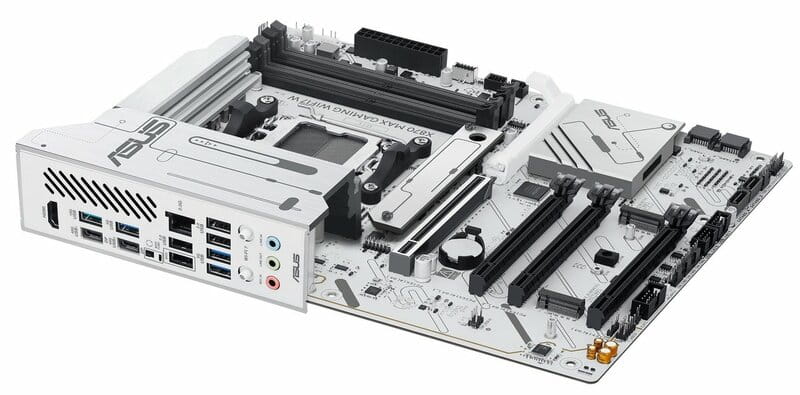 Материнська плата Asus X870 Max Gaming WiFi7 White Socket AM5