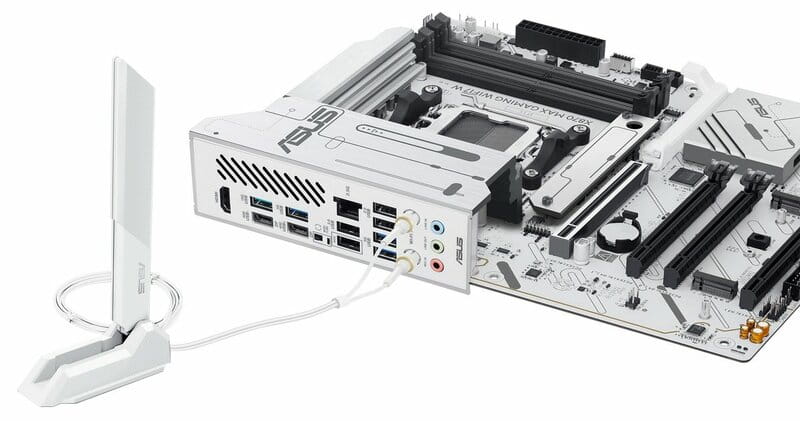 Материнська плата Asus X870 Max Gaming WiFi7 White Socket AM5