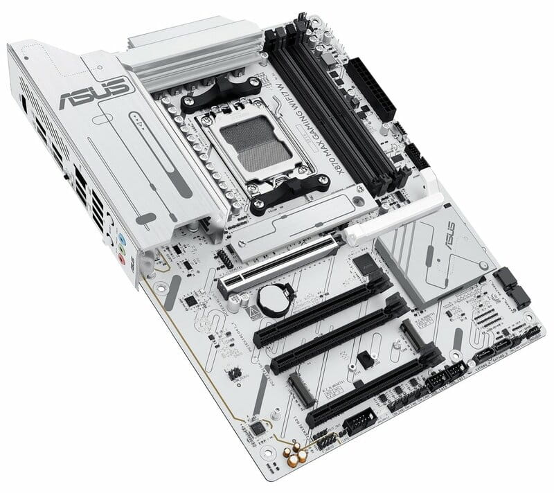 Материнська плата Asus X870 Max Gaming WiFi7 White Socket AM5
