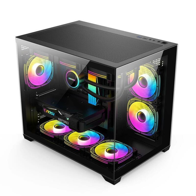 Корпус GTL Gaming Abyss Black (GTLN285M) без БП