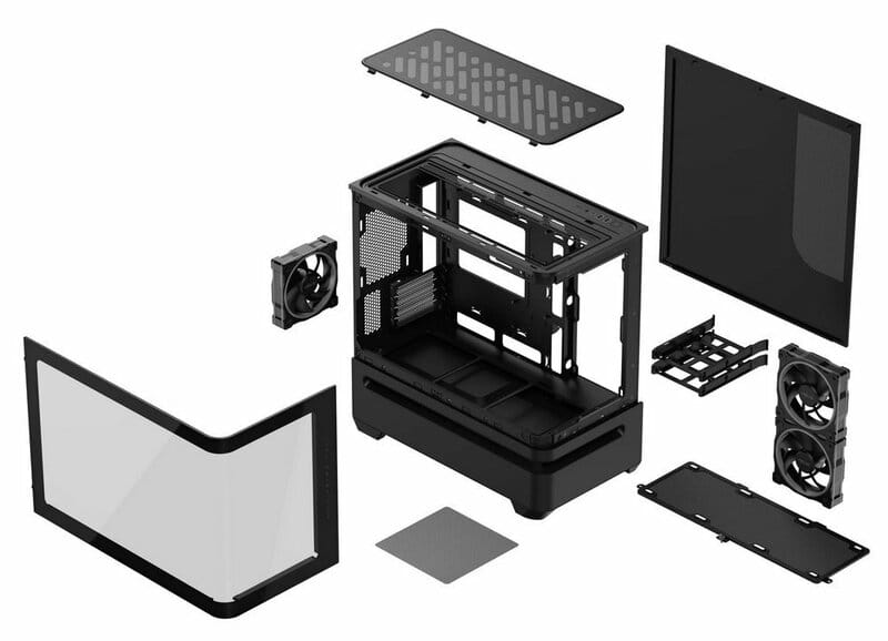 Корпус Asus Prime AP202 ARGB Tempered Glass Black без БП (90DC00P0-B19000)