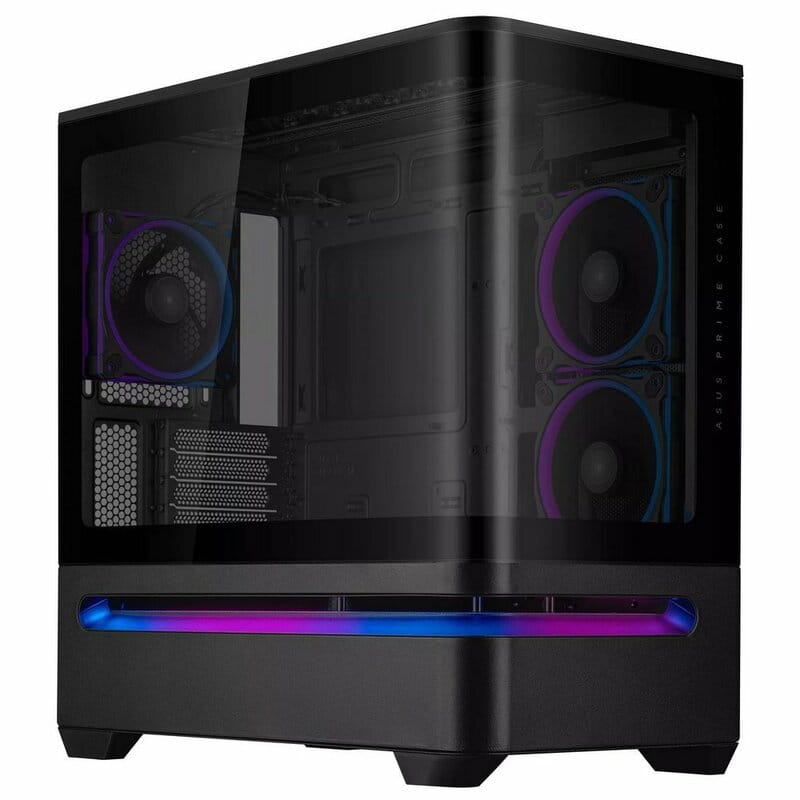 Корпус Asus Prime AP202 ARGB Tempered Glass Black без БП (90DC00P0-B19000)
