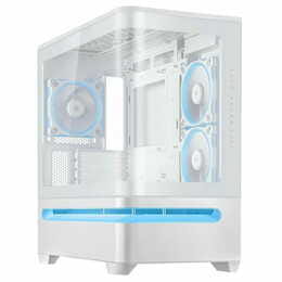Корпус Asus Prime AP202 ARGB Tempered Glass White без БП (90DC00P3-B19000)
