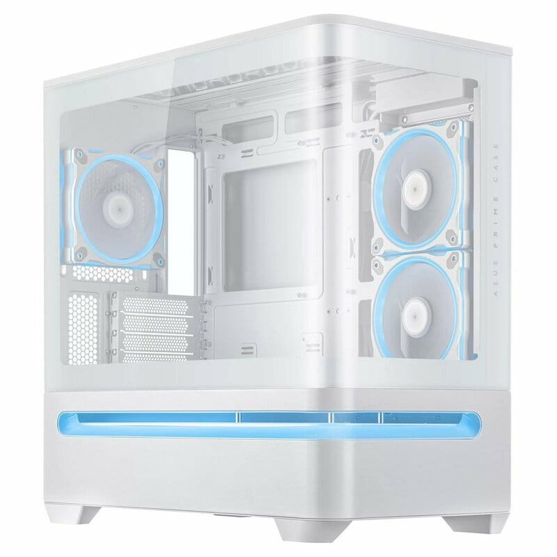 Корпус Asus Prime AP202 ARGB Tempered Glass White без БП (90DC00P3-B19000)