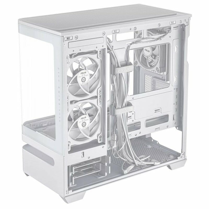 Корпус Asus Prime AP202 ARGB Tempered Glass White без БП (90DC00P3-B19000)