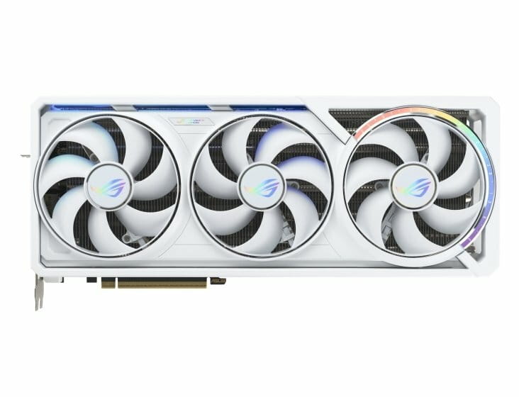 Видеокарта GF RTX 5080 16GB GDDR7 ROG Astral Gaming White OC Asus (ROG-ASTRAL-RTX5080-O16G-WHITE)