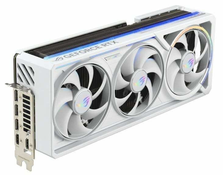 Видеокарта GF RTX 5080 16GB GDDR7 ROG Astral Gaming White OC Asus (ROG-ASTRAL-RTX5080-O16G-WHITE)