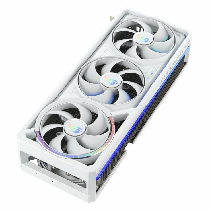 Видеокарта GF RTX 5080 16GB GDDR7 ROG Astral Gaming White OC Asus (ROG-ASTRAL-RTX5080-O16G-WHITE)