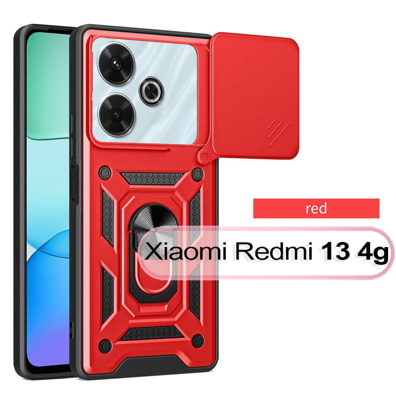 Чохол-накладка BeCover Military для Xiaomi Redmi 13 Red (711554)