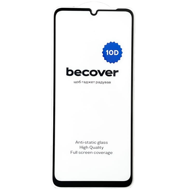 Захисне скло BeCover для Poco C65 10D Black (711527)