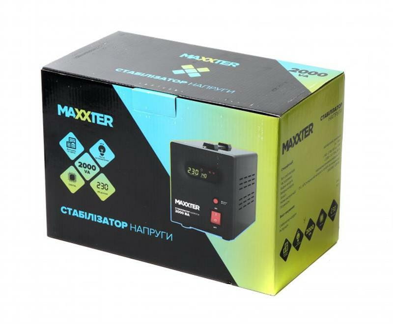 Стабилизатор Maxxter MX-AVR-S2000-01 2000VA