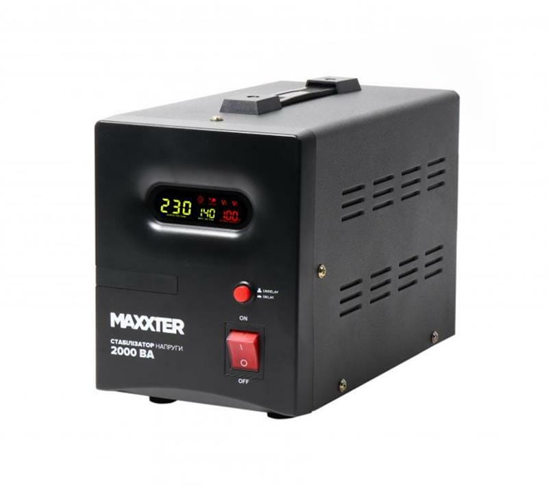 Стабілізатор Maxxter MX-AVR-S2000-01 2000VA