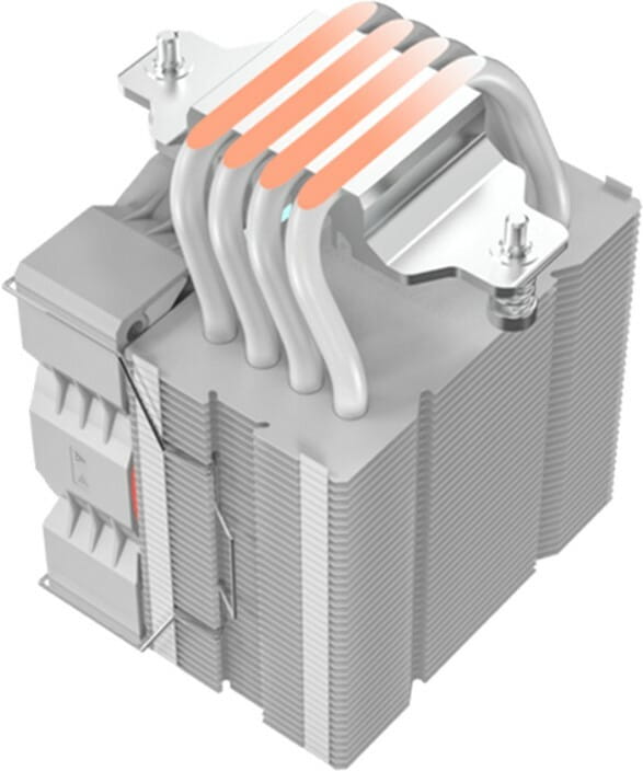 Кулер процесорний GameMax Gamma 90 White