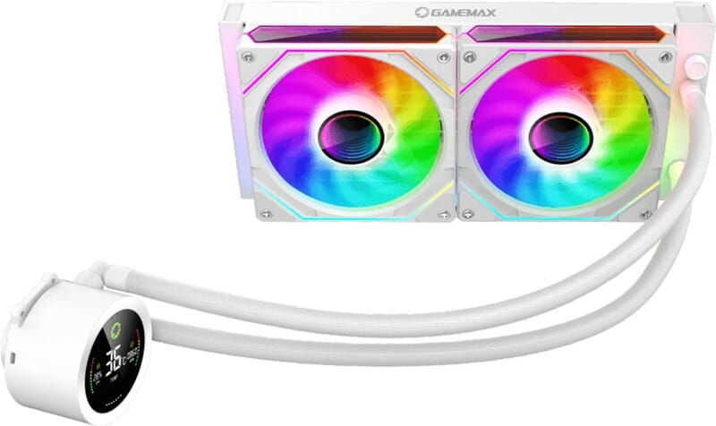 Система водяного охлаждения GameMax IceBurg 240 Digital White