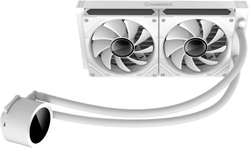 Система водяного охлаждения GameMax IceBurg 240 Digital White